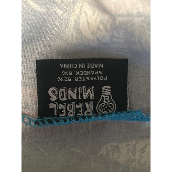 GUC Rebel Minds Short Sleeve Summer Shirt Desert Scene Button Front Size Medium - Picture 4 of 6